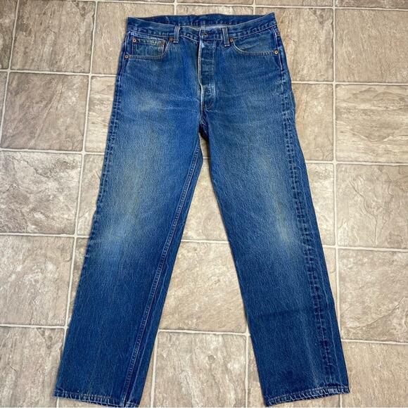 Levi's Other - Vintage Levi’s 501 xx Blue Straight-Leg Jeans